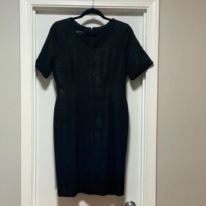 Jones New York Elegant Black Snake Prink Dress size 6